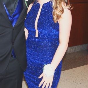 Size 2 royal blue prom dress